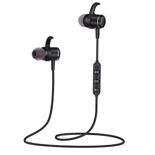 Wireless-Bluetooth Earphones Sweat Proof Sports In-Ear 4.2 Stereo Headphones Mic 