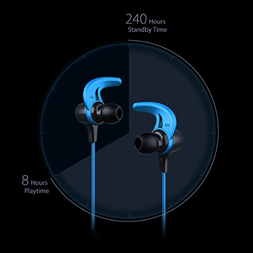 AUKEY Latitude Bluetooth Headphones Wireless Earphones 3 EQ Sound Modes Mic New 