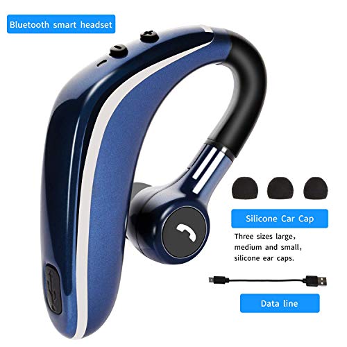 Bluetooth Headset, Ultralight Wireless Bluetooth Earpiece V5.0 Hands ...