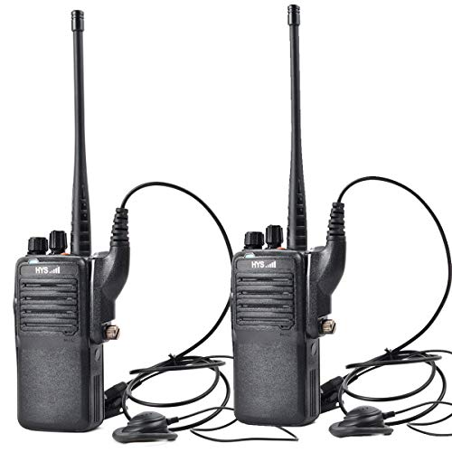 HYS 2 Way Radios Long Range Rechargeable Radio Vox Security 10W UHF